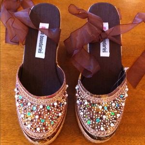 Platform Boho Wedges