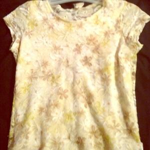 Cute lace flower top