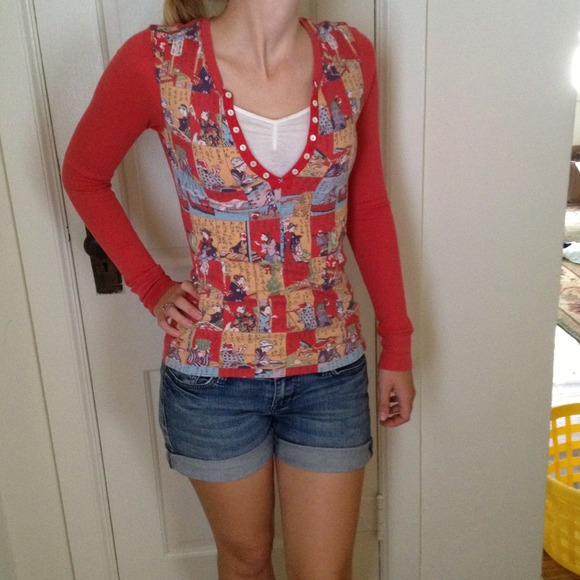 Lucky Brand Long Sleeve Thermal Top