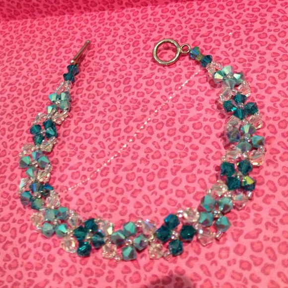 Handmade crystal bracelet