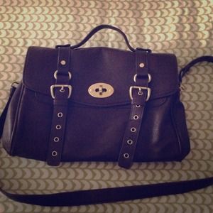 Mulberry inspired brown handbag