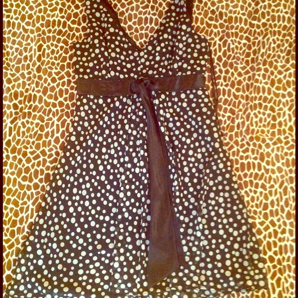 Black & White Pok a dot dress