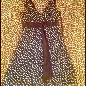 Black & White Pok a dot dress