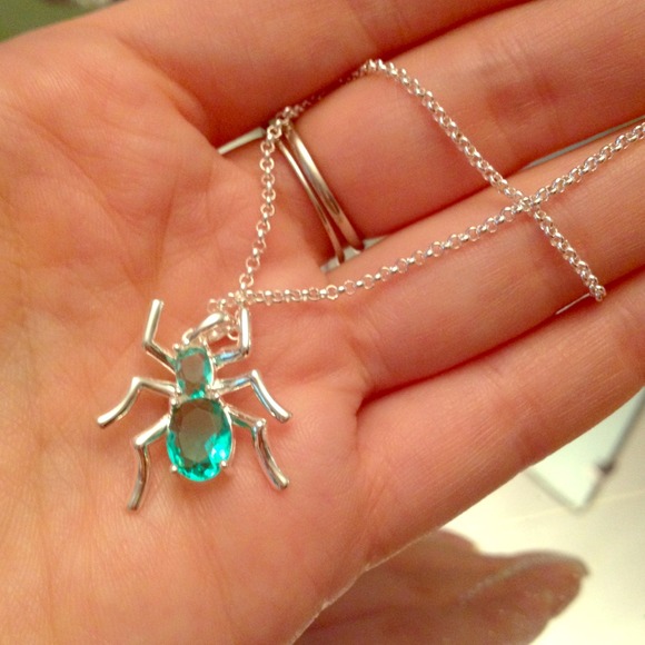 925 spider necklace