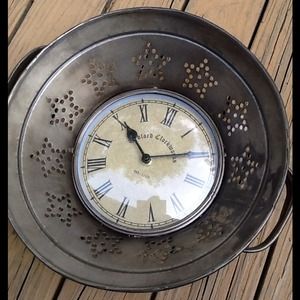 Country Colander Wall Clock 🌸