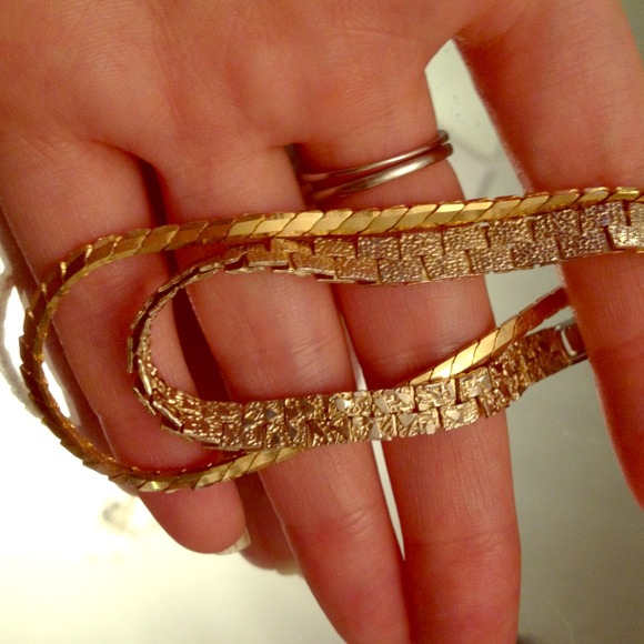 Gold bracelet vintage set - Picture 1 of 4