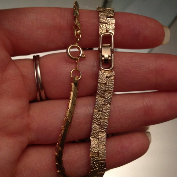 Gold bracelet vintage set - Picture 3 of 4