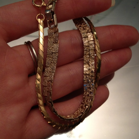 Gold bracelet vintage set - Picture 4 of 4