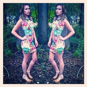 Floral Bodycon Dress- It's back!