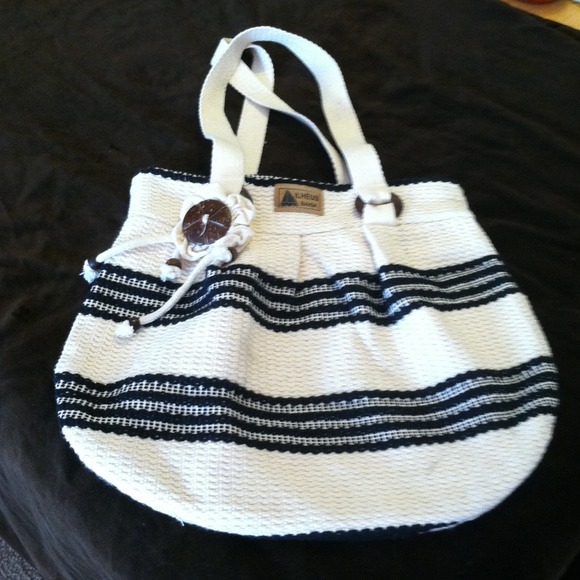 Beautiful beige bag.