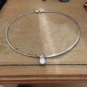 Sterling silver necklace & slider