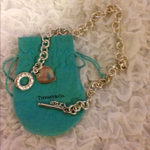 Tiffany and Co Toggle Heart Necklace ❤