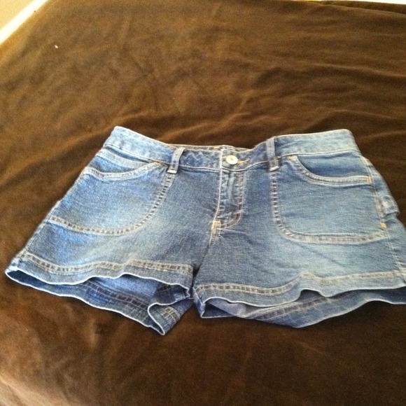 Denim shorts