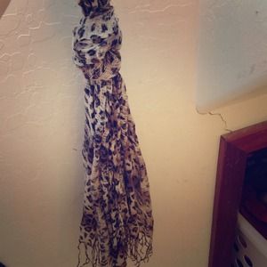 Cheeta print scarf