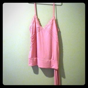 Pink tank.