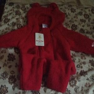 100% polyester snugabye basic fleece jacket