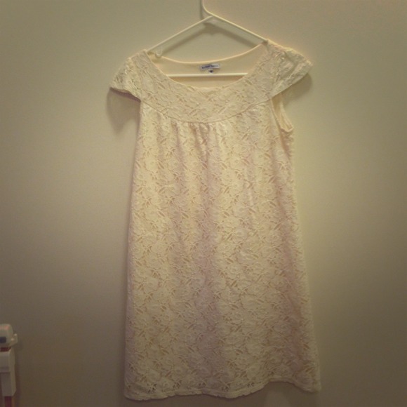 Lace dress.