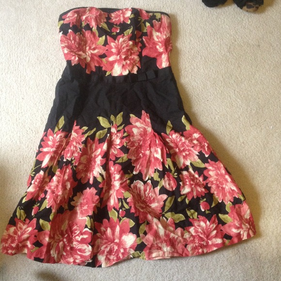 Flower print dress