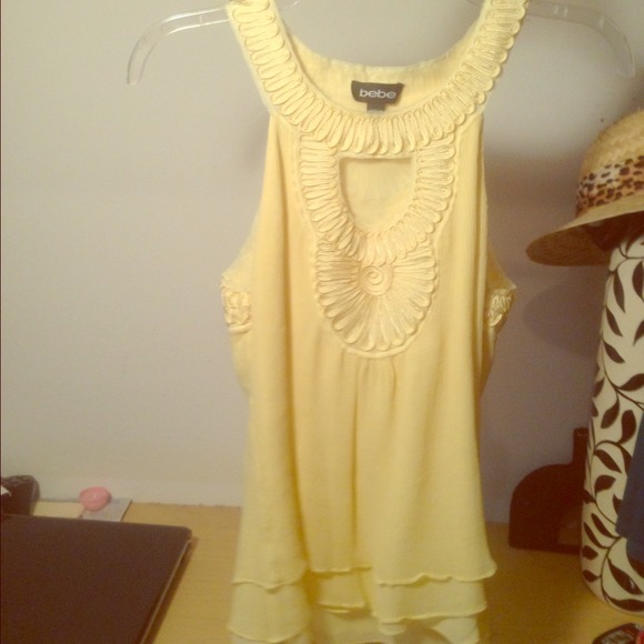 Bebe Yellow Shirt