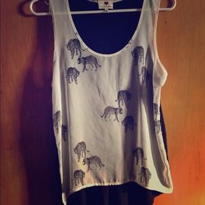 ❌TRADED❌Sheer Tiger Top