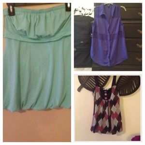 ❗Bundle❗Cute bubble sleeveless top