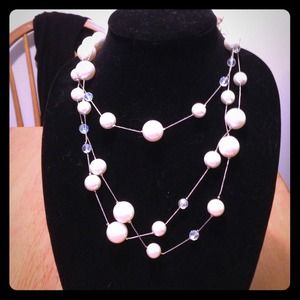 Pearl wrap necklace