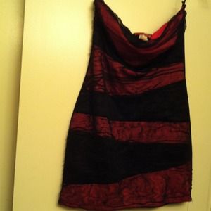 🌟RESERVED 🌟strapless shirt/mini dress