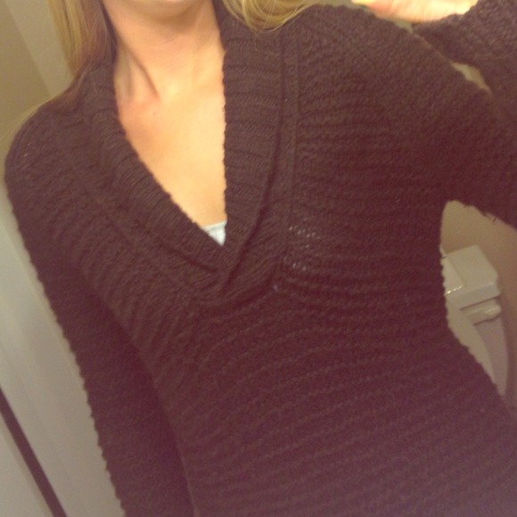 SOLD GAP chunky shawl neck sweater