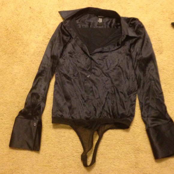 Dark blue blouse