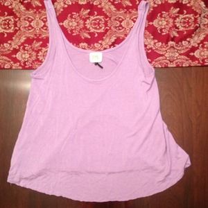 Lavender tank top.