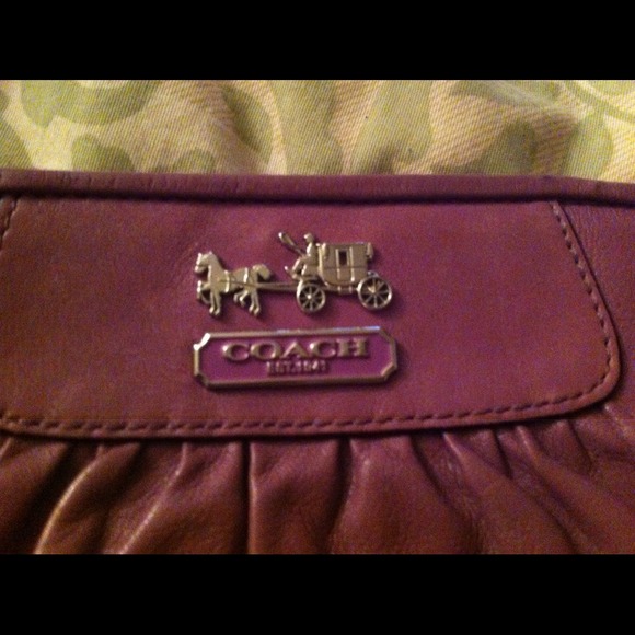 Coach Wristlet (Purple)/ Sold - Picture 2 of 3