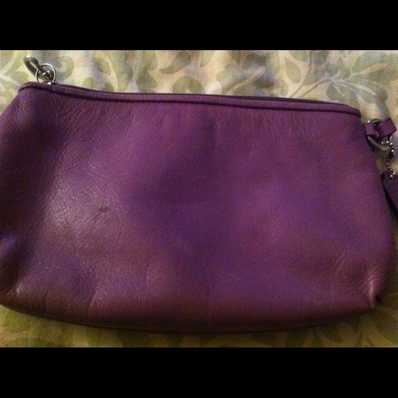 Coach Wristlet (Purple)/ Sold - Picture 3 of 3