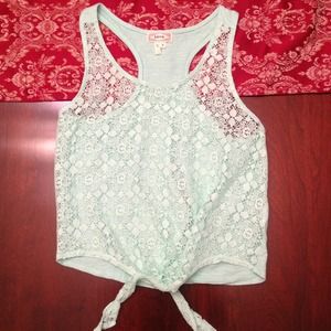 Pacsun mint color tank top.