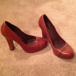 Cole Haan Brown & Black Heels