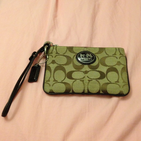 Coach small wristlet