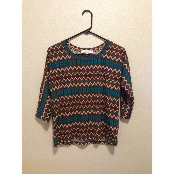 Tribal print top