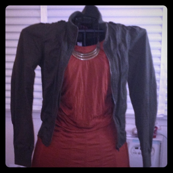 Forever21 Super Cute Jacket in Hunter Green