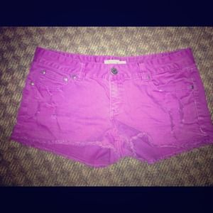Purple shorts