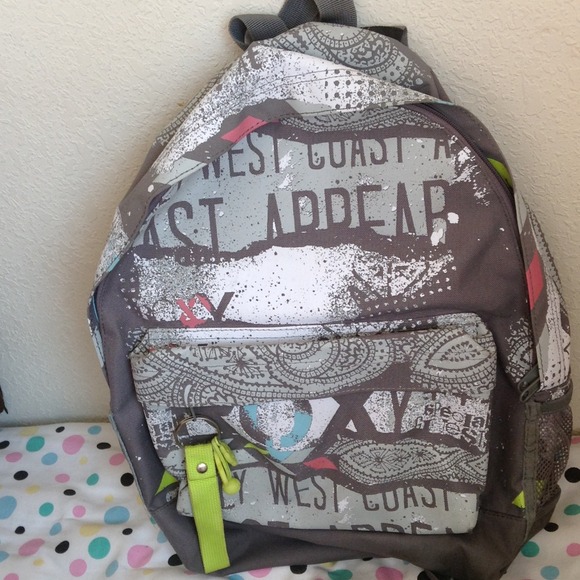 Grey backpack