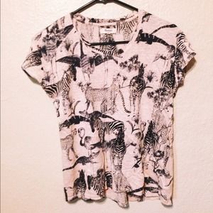Madewell Safari Sketch Linen Tee