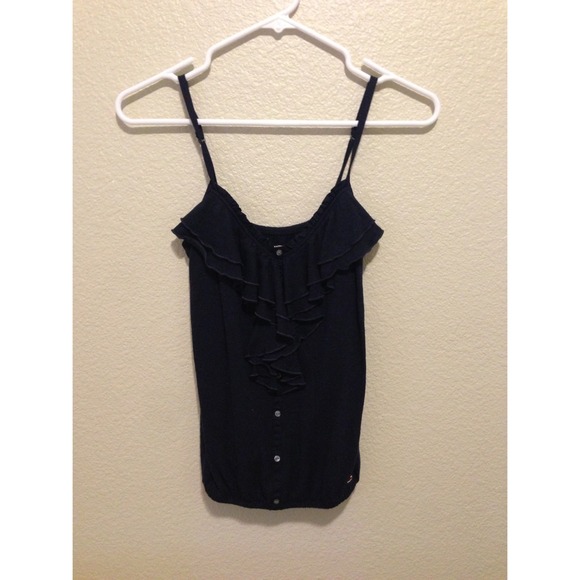 Hollister navy blue tank