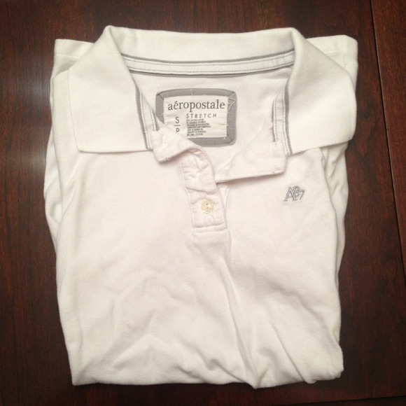 White Aeropostale Polo