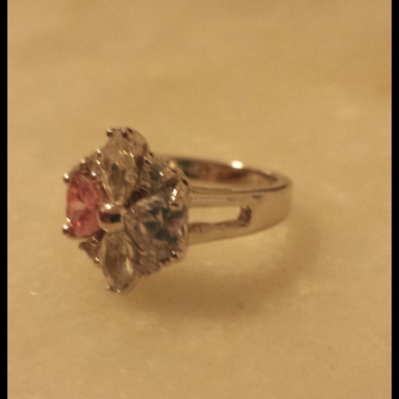 Multi Color Heart Ring - Picture 2 of 2