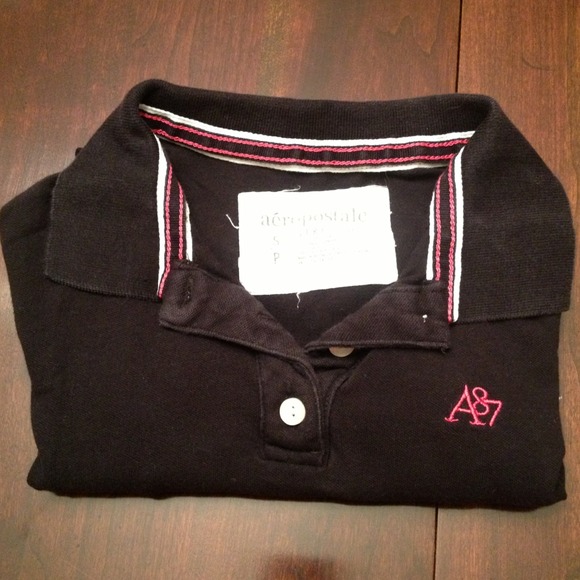 Black Aeropostale Polo