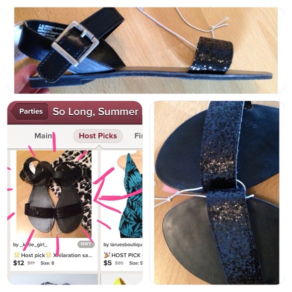 🚫Sold🚫🌟Host pick🌟Xhilaration sandals sz 8. NWT - Picture 4 of 4