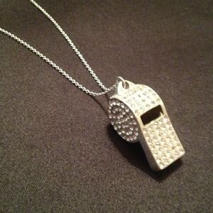 Rhinestone Whistle Necklace