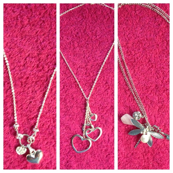 🚫SOLD🚫 Cute silver necklace bundle! - Picture 1 of 1