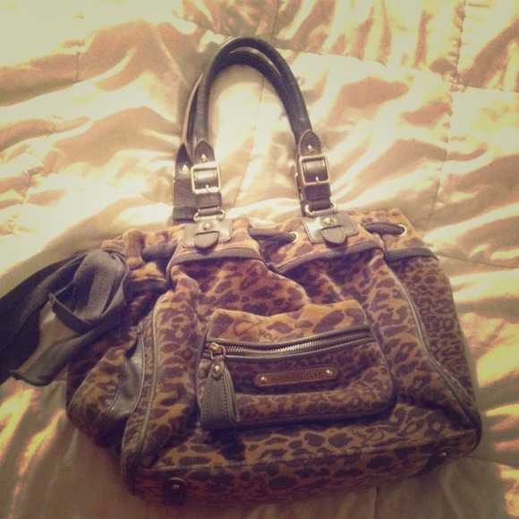 Large Leopard print Juicy Couture satchel