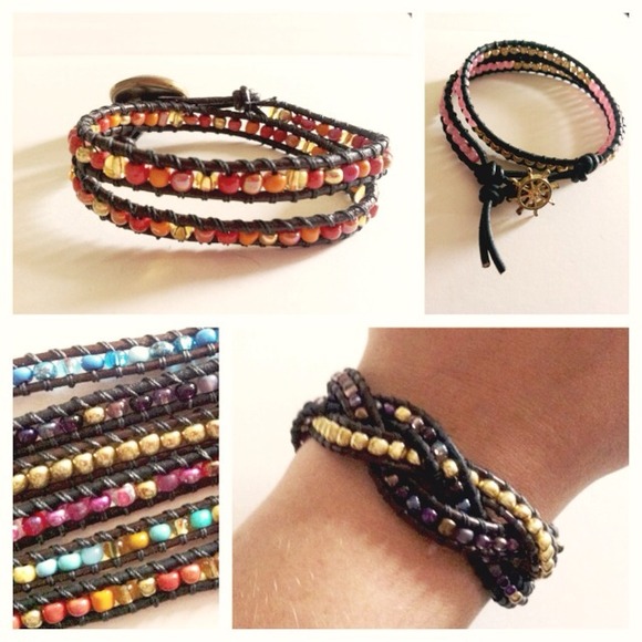 Hand made wrap bracelets
