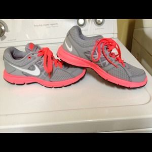 Pink & gray Nike
